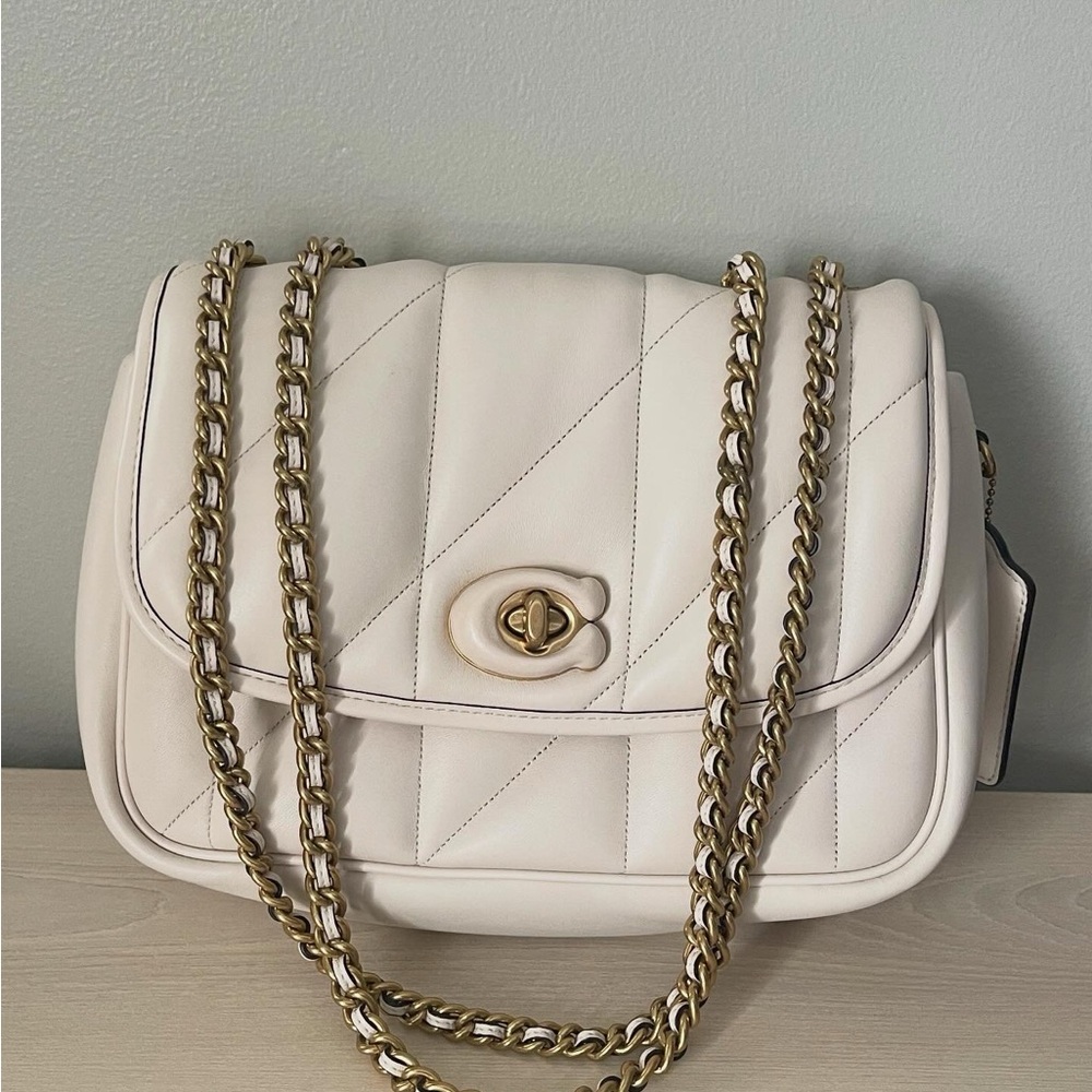 Coach Madison Pillow 26 in Chalk— New Condition!